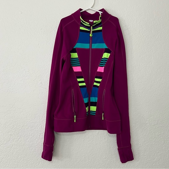 Ivivva Other - Ivivva By Lululemon Zip Long Sleeve Perfect Your Practice Jacket Girls‎ Size 14